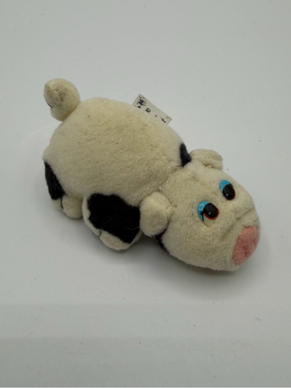 Vintage 1997 Galoob Pound Piggies Mini Pig Plush 3” Spotted Pound Puppies